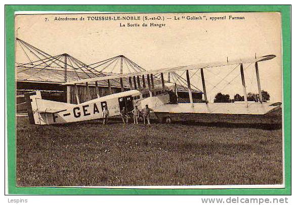 TOUSSUS LE NOBLE --  Aérodrome De ... - Le "Goliath " ..... - Toussus Le Noble