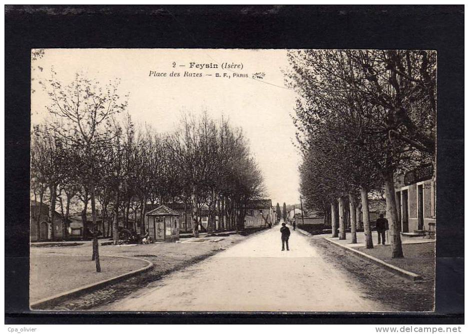 69 FEYZIN (ex 38 FEYSIN ) Place Des Razes, Animée, Ed BF 2, 191? - Feyzin