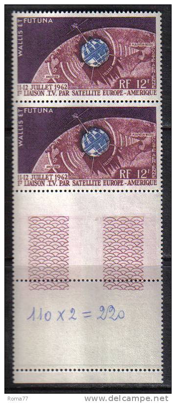 G1224 - WALLIS ET FUTUNA , Posta Aerea N. 20 *** Coppia - Ungebraucht