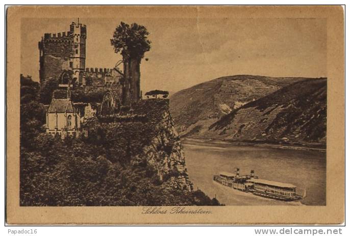 D - Schloss Rheinstein - Ed. NLF (ungelaufen) [Burg - Trechtingshausen - Kreuzschiff - Bateau De Croisière - Château] - Bingen