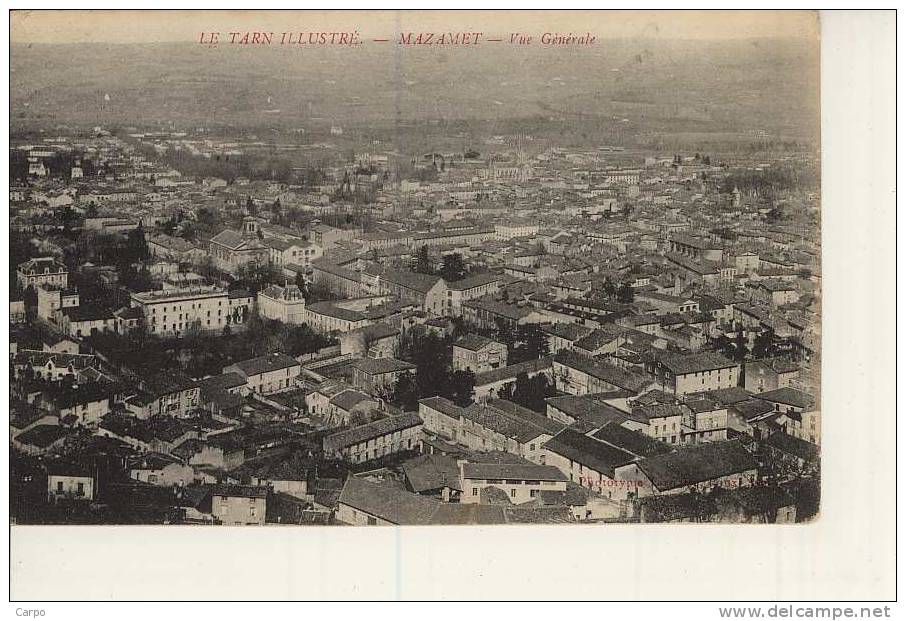 MAZAMET - Vue Générale. - Mazamet