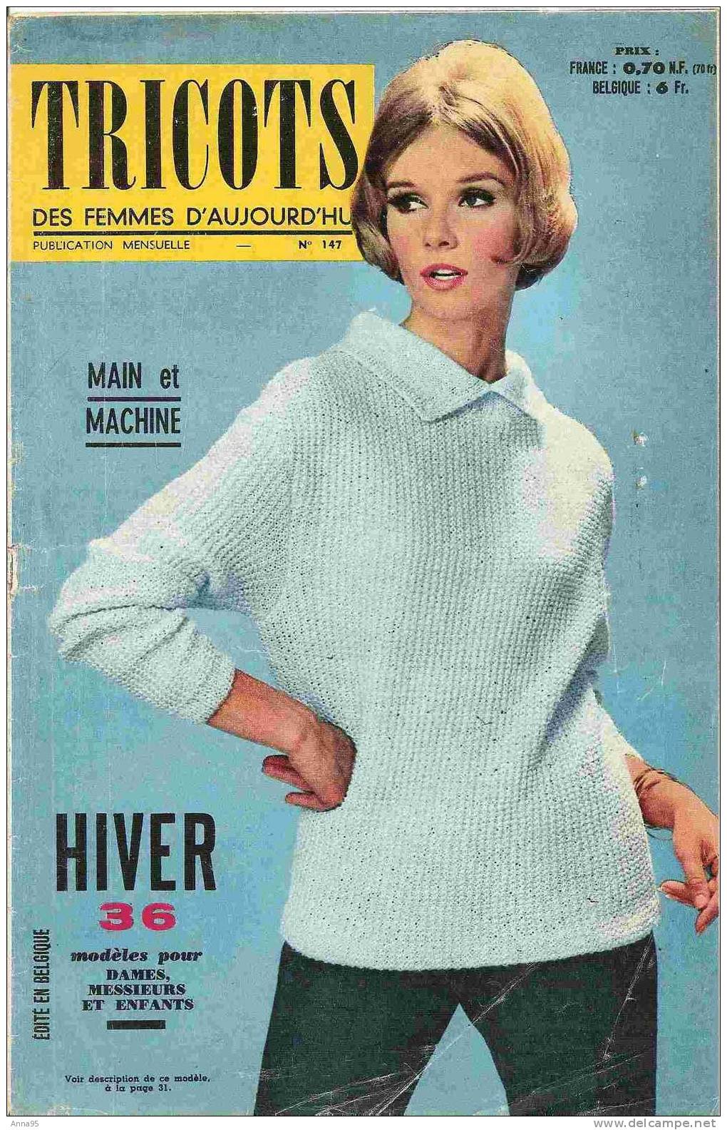 TRICOTS DES FEMMES D´AUJOURD´HUI  HIVER 1961 / 32 PAGES - Patrons