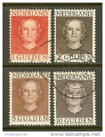 NEDERLAND 1949 Juliana Serie 534-537 Used # 1161 - Used Stamps