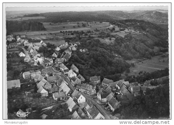 67 ) FL) LA PETITE PIERRE, Vue Générale Aérienne, CPSM N&B Grand Format, Ed Combier - La Petite Pierre