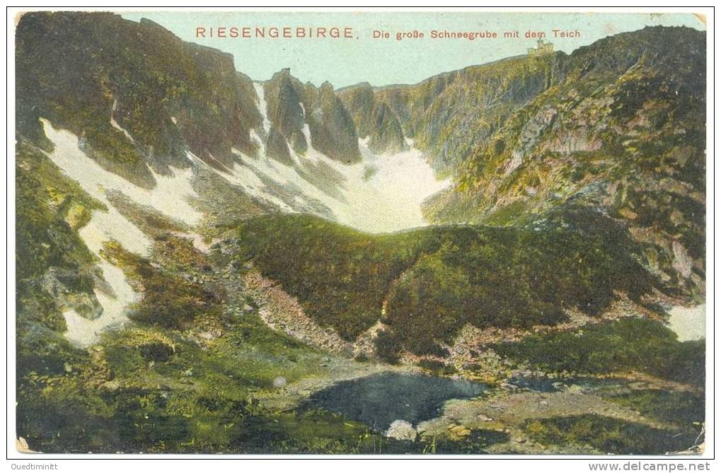 Suisse ? Autriche ? Riesengebirge. Glacier. - Enge