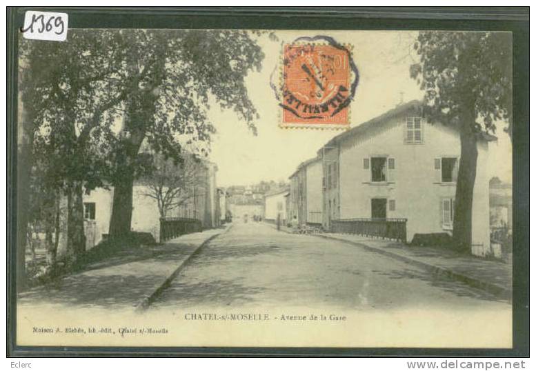 CHATEL SUR MOSELLE - AVENUE DE LA GARE  - TB - Chatel Sur Moselle