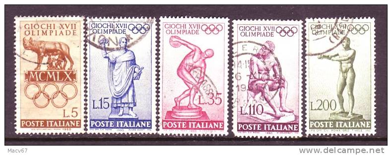 Italy 799-807  (o)  OLYMPICS - 1946-60: Used