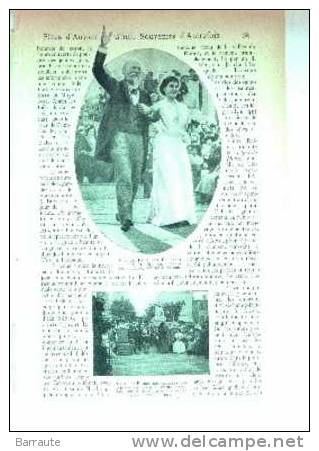 Feuillet Article De 1906 FETES De Villages Célebres - Documents Historiques