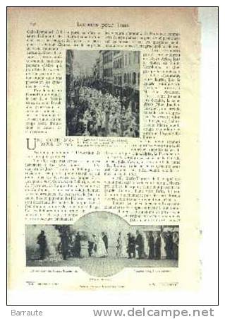 Feuillet Article De 1906 FETES De Villages Célebres - Documents Historiques