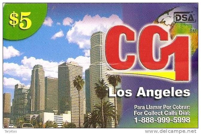 TARJETA DE USA DE LOS ANGELES DE 5$ - Sonstige & Ohne Zuordnung