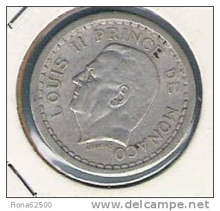 2 FRANCS ALUMINIUM . LOUIS II . - 1922-1949 Louis II.