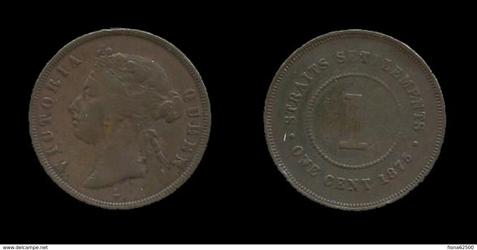 MALAYSIE . 1 CENT . 1875 . - Malaysia