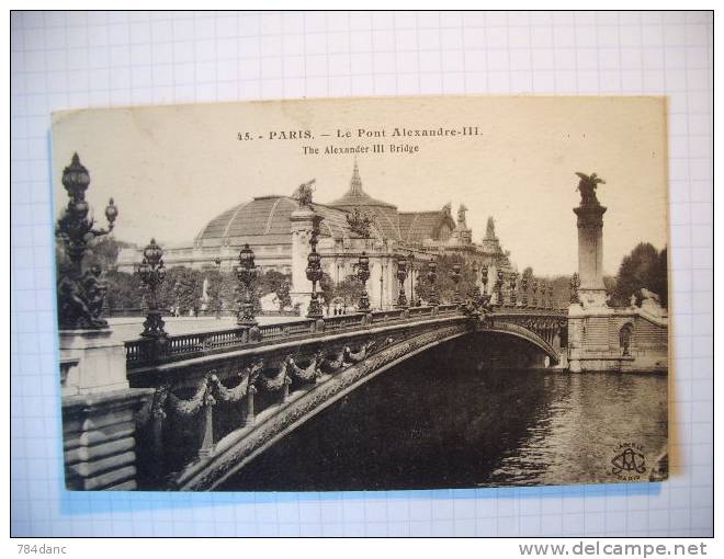 Paris Le Pont Alexandre III Vers 1920 - Ile-de-France