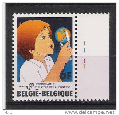 Belgie OCB 2021 (**) Plaatnummer 1 - 1981-1990