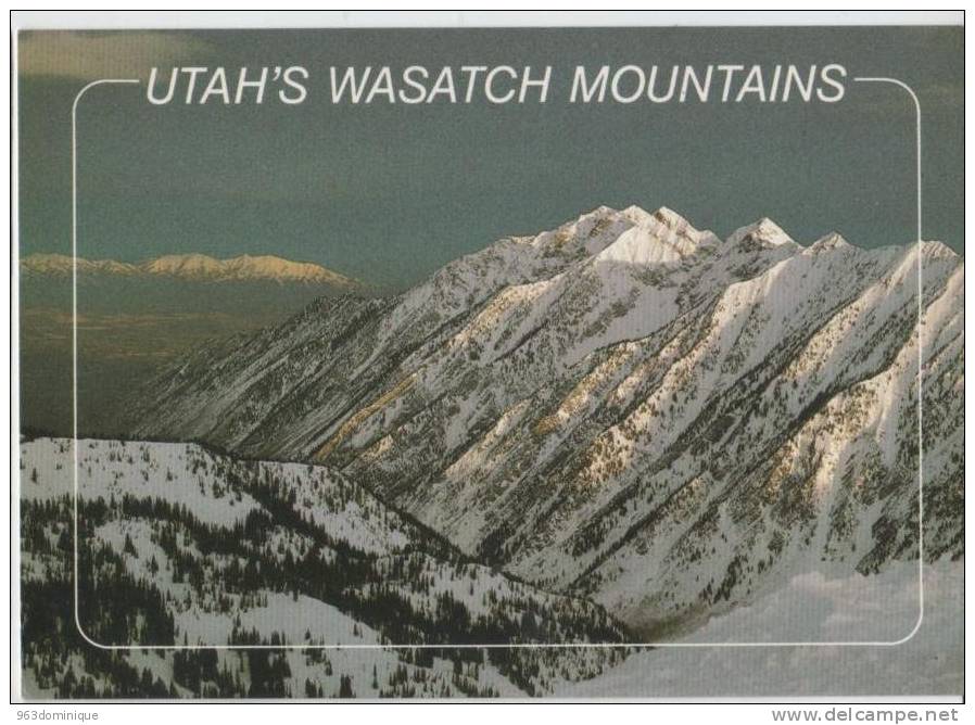 Wasatch Mountains, Salt Lake City, Utah, USA - Salt Lake City