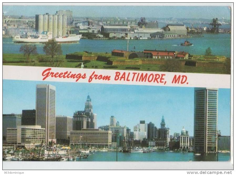 GREETINGS FROM BALTIMORE. MD. - Baltimore