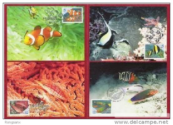 2006 TAIWAN CORAL FISHES MC 4V - Maximum Cards