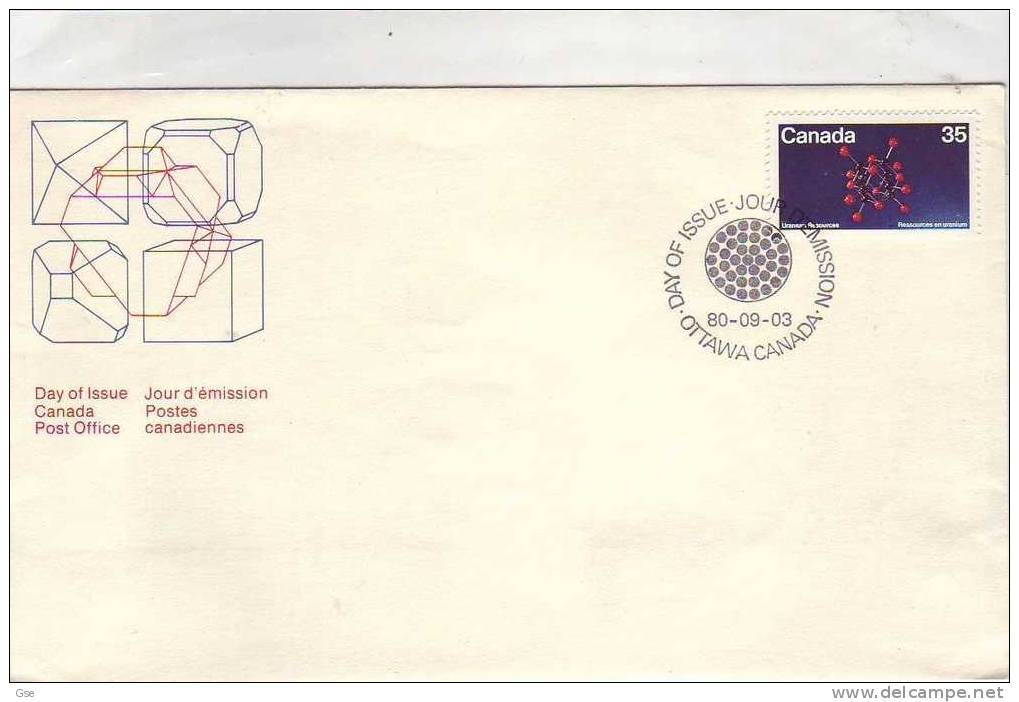 CANADA 2003 - FDC - Annullo Speciale Illustrato - Uranio - Atomo