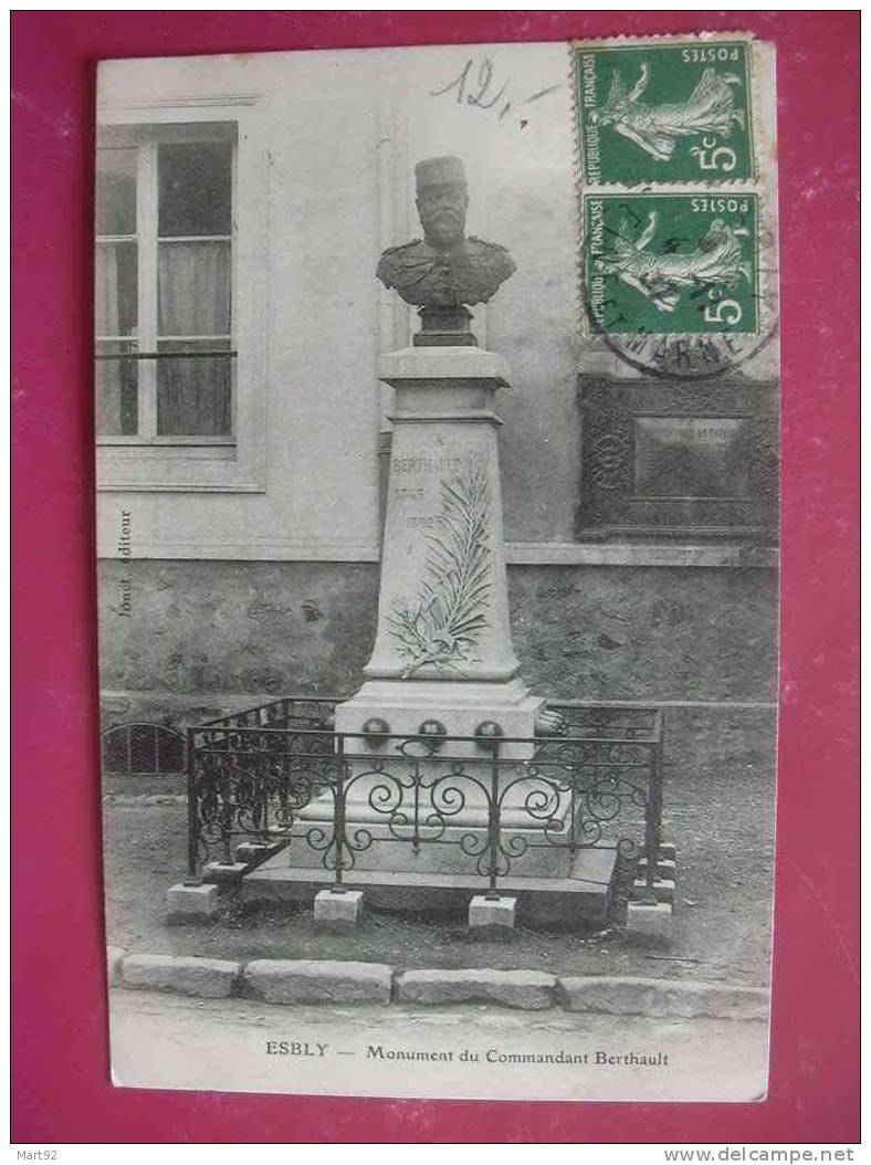 77 ESBLY MONUMENT DU COMMANDANT BERTHAULT - Esbly