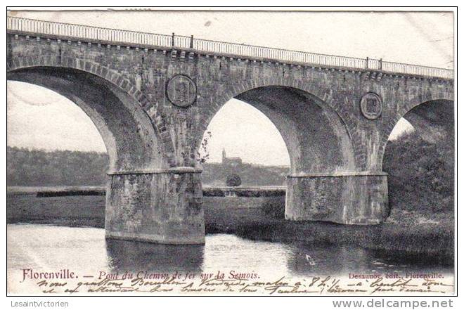 FLORENVILLE PONT DU CHEMIN DE FER SUR LA SEMOIS - Florenville