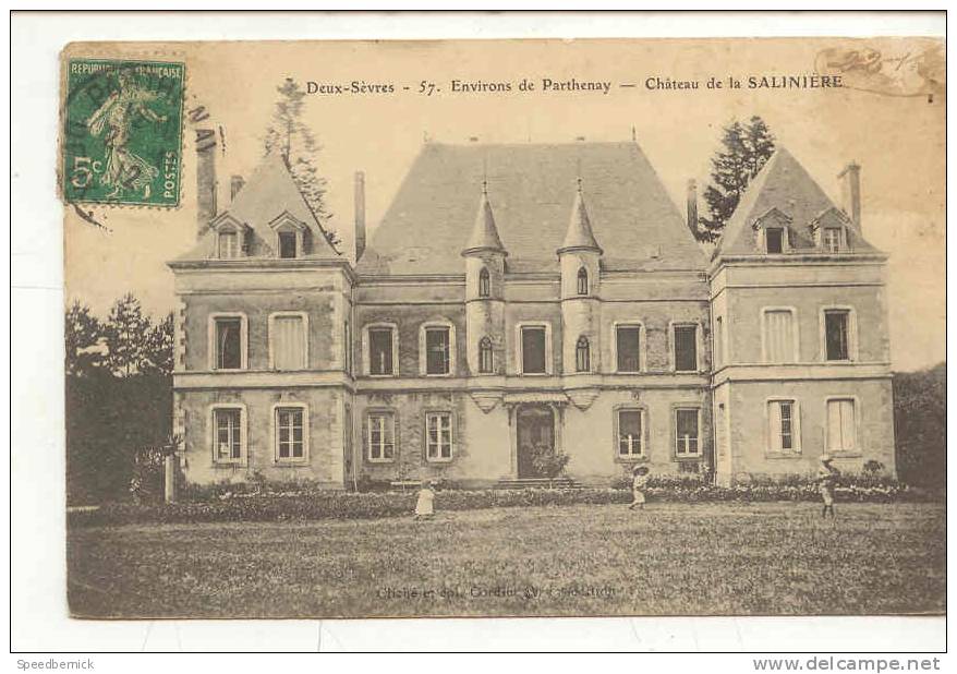 7876 Environs De Parthenay . Chateau Salinière . 57 Cordier - Autres & Non Classés