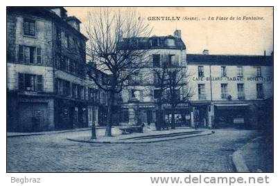 GENTILLY    6    LA PLACE DE LA FONTAINE - Gentilly