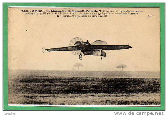 BUC -- Le Monoplan R. Esnault Pelterie N°2 - Buc