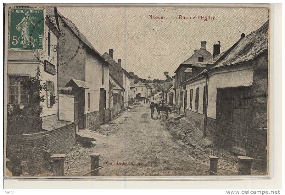 NAOURS - Rue De L´église. - Naours