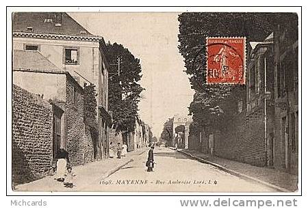 CPA 53 MAYENNE - Rue Ambroise Lore - Mayenne