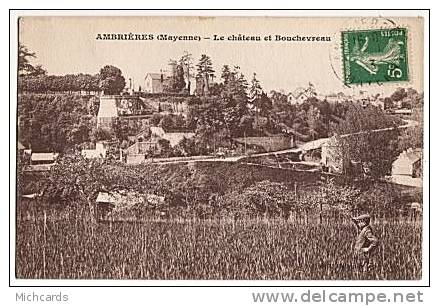 CPA 53 AMBRIERES - Le Chateau Et Bouchevreau - Ambrieres Les Vallees
