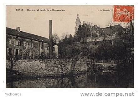 CPA 53 ERNEE - Abreuvoir Et Moulin De La Mouscandiere - Ernee