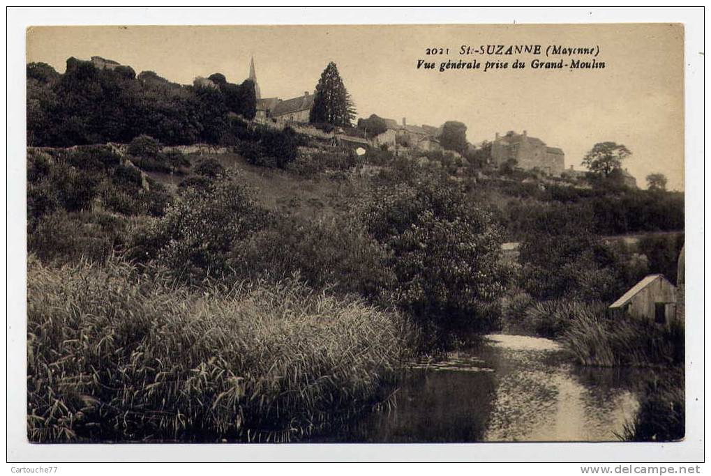 K8 - SAINTE-SUZANNE - Vue Générale Prise Du Grand Moulin - Sainte Suzanne