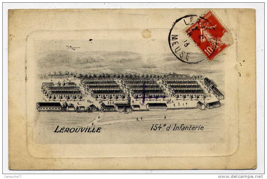 K8 - LEROUVILLE - 154ème D'Infanterie (1913 - Oblitération De Lérouville) - Lerouville