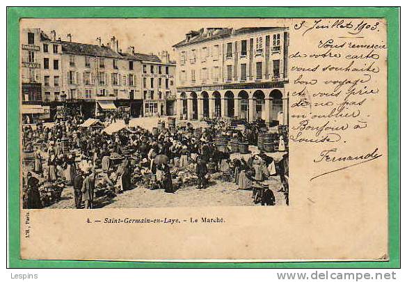 SAINT GERMAIN EN LAYE -- Le Marché N°4 - St. Germain En Laye (Château)