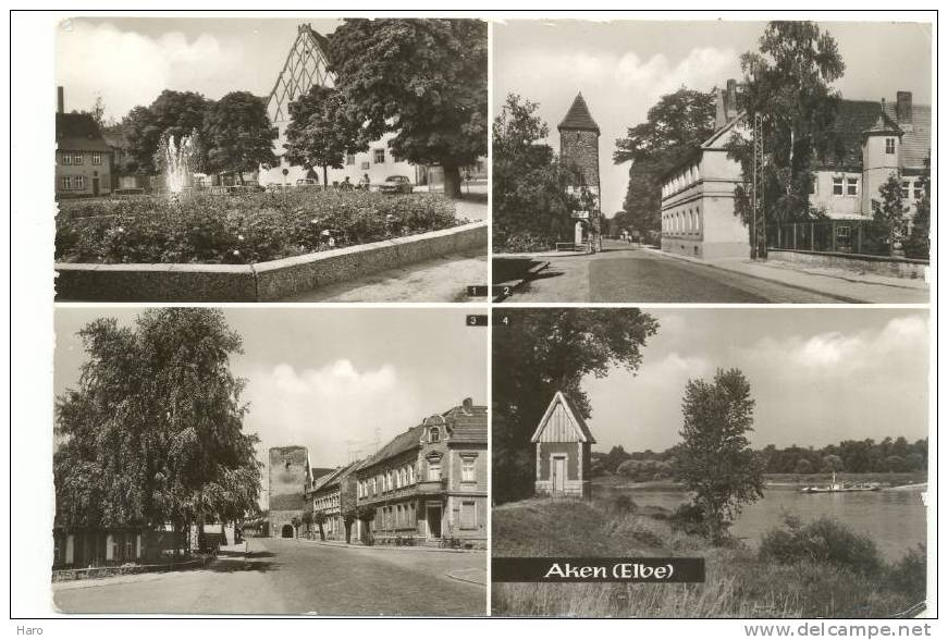 AKEN (Köthen) - Friedensplatz - Burgstrasse - Dessauer Strasse - Ander Elbe (650) - Koethen (Anhalt)