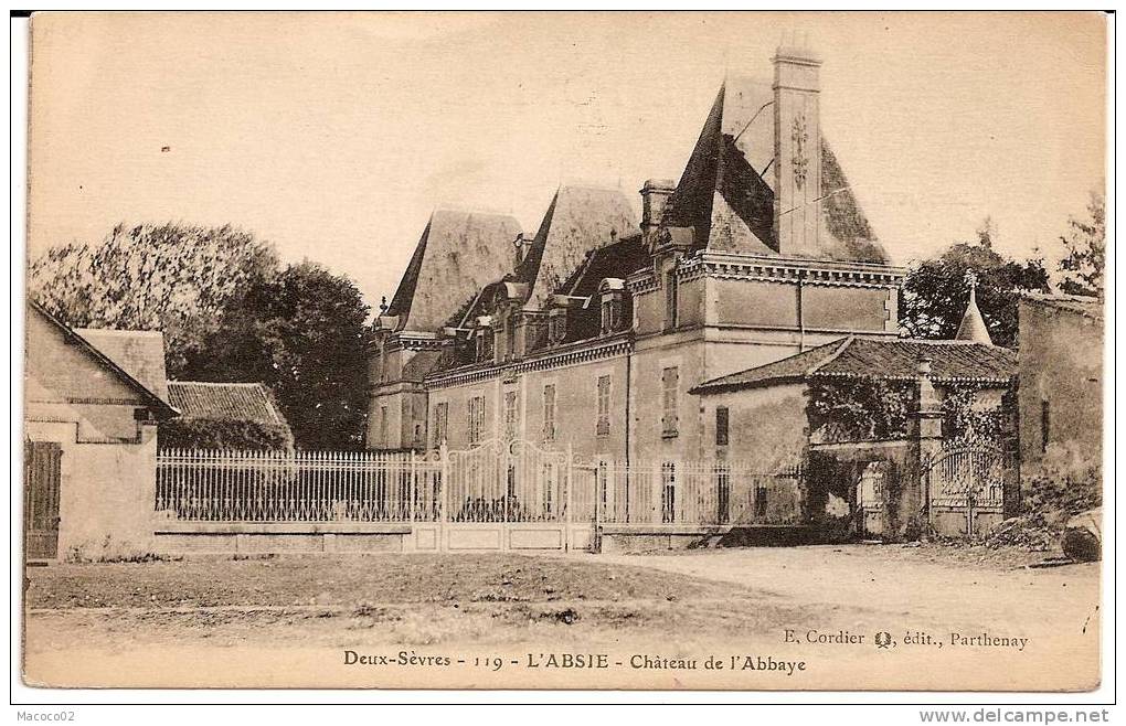 L´ABSIE 119 Dpt 79  Château De L´Abbaye - L'Absie