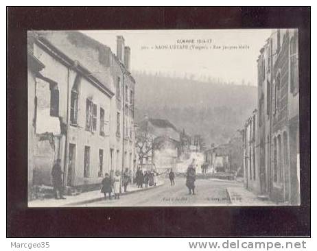 21166 Raon L'étape Rue Jacques Mellé édit.cuny N° 300 Visé Guerre 14/17 Animée  Belle Carte - Raon L'Etape