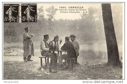 Reproduction CPA De Chaville    Au Bord De L Etang De L Ursine    Cabaret Champêtre - Chaville