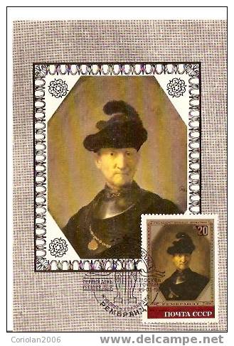 Maxi Card Fdc Rembrandt - Rembrandt