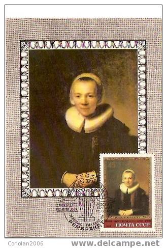 Maxi Card Fdc Rembrandt - Rembrandt