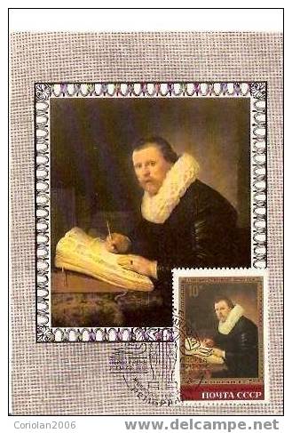 Maxi Card Fdc Rembrandt - Rembrandt