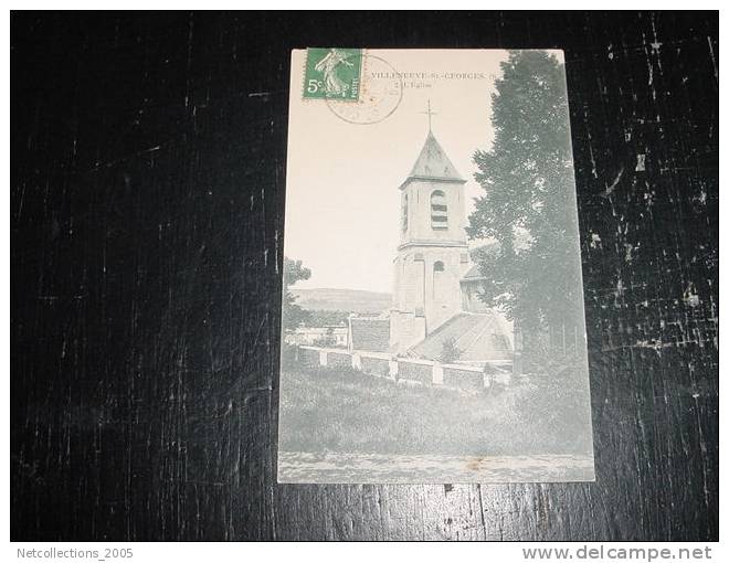 VILLENEUVE St-GEORGES - L'EGLISE - 94 Val De Marne - Carte Postale De France - Villeneuve Saint Georges