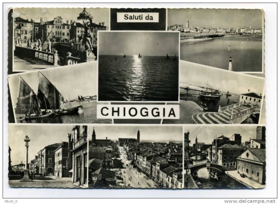 Saluti Da Chioggia Bella Multipla 1956 - Chioggia