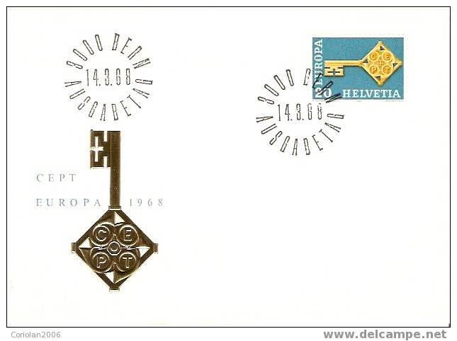 FDC Suisse 1968 - 1968