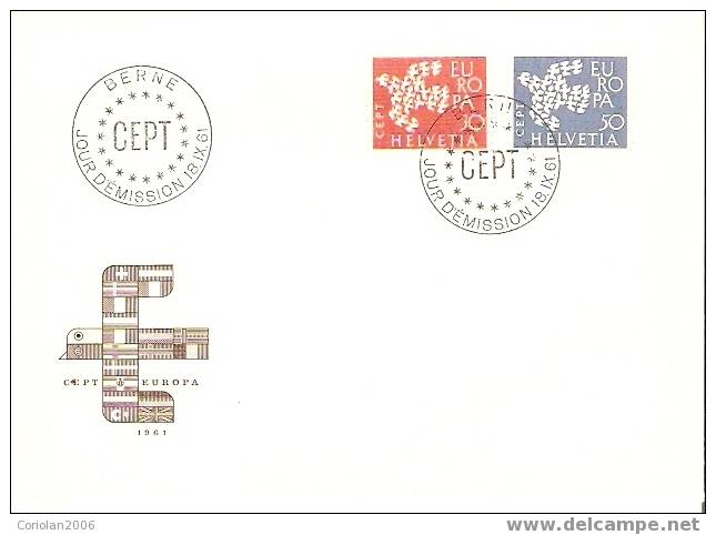 FDC Suisse 1961 - 1961