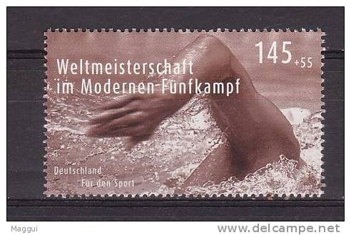 ALLEMAGNE     1 Valeur 1.45+0.55  (2007)   Natation - Schwimmen