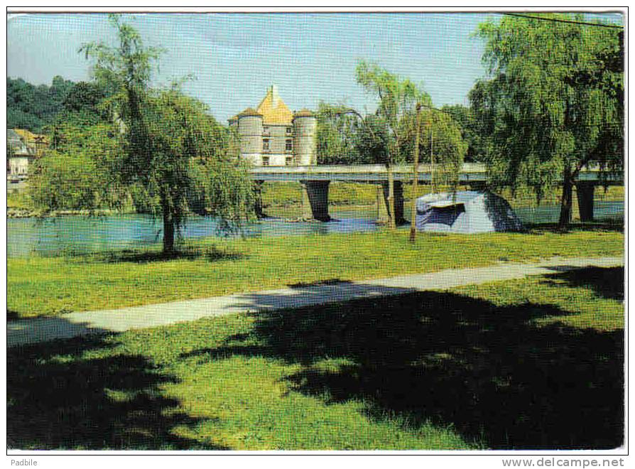 Carte Postale  40.  Peyrehorade  Le Chateau De Montréal Et Le Pont Sur Les Gaves Réunis - Peyrehorade