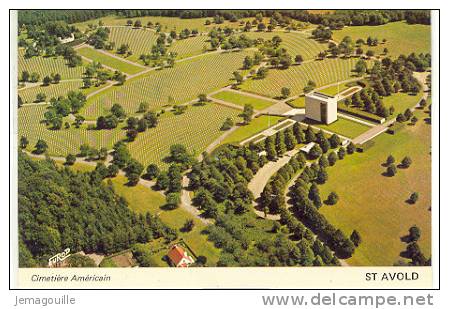 SAINT-AVOLD 57 - Cimetière Americain - Vue Aérienne Ou Repose 16000 Soldats US - W-5 - Saint-Avold