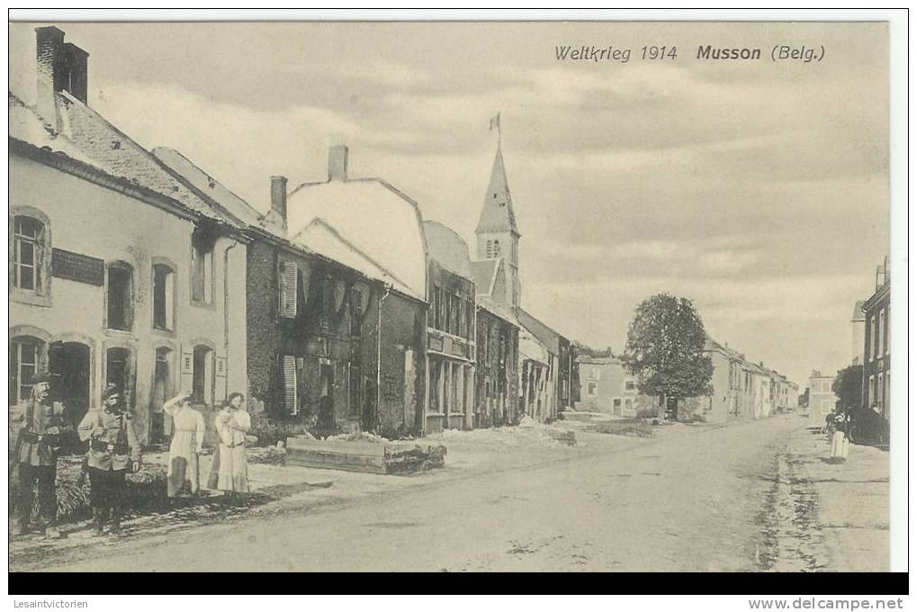 MUSSON WELTKRIEG 1914 EGLISE - Musson