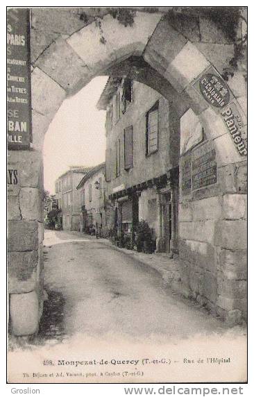 MONTPEZAT DE QUERCY ( T ET G) 498 RUE DE L'HOPITAL - Montpezat De Quercy